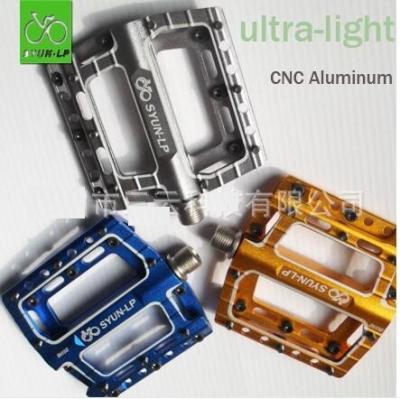 China SGS certified CNC Bicycle Pedal Titanium Axle or Cr-mo Big Platform Ultra-light 2017 version for sale