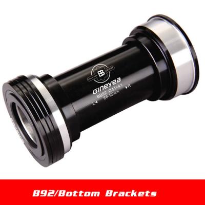 China GINEYEA BB92 Bottom Bracket Press-in BB of Moutain bicycle and Road Bike Hollow crankshaft for sale