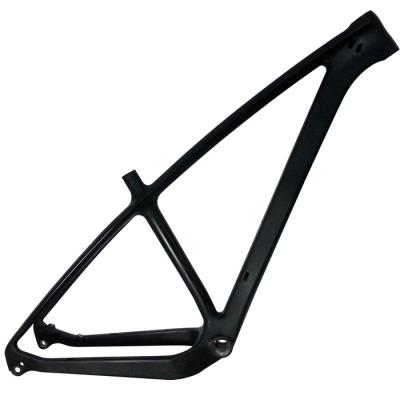 China 27.5 Plus Carbon Mtb Frame 12mm Through axle Disc Brake Inner Cabling 1160 Grams for Mountain Bike/Bicycle for sale