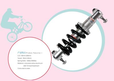 China Bicycle Coil Spring Suspension Shock 150-2000LBS for Wheelchair Length 80-200mm 6061 Aluminum Travel 18-35mm for sale