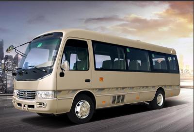 China 7m 21 asientos Diesel Mini Bus Toyota Coaster Ván de pasajeros Microbus RHD en venta