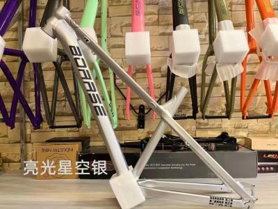 China Bicycle Parts 26er/27.5er Aluminum 4x Dirt Jump Frame with Inner Cable Routing 17 Inch for sale