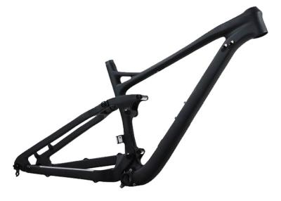 China Boost 27.5er/29er Carbon Trail/AM Full Suspension Frame 140mm Mountain Bike 148x12 thru-axle for sale