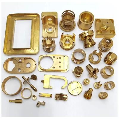 China Precision CNC Brass Parts Electroplate CNC Machining Copper Parts for sale