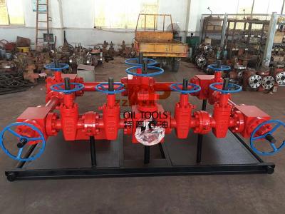 China 14MPa API Oil And Gas Divert Wellhead Manifold For Surface Well Testing Service for sale