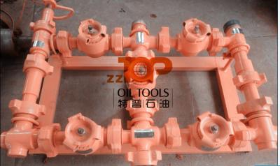 China Surface Floor Choke 2000 Psi Wellhead Manifold For Well Testing Service for sale