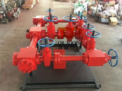 China Oil Well Testing Hydraulic Choke Manifold 5000 Psi For Wellhead Flow Control API 16C for sale