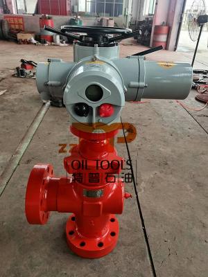 China API 6A Electrical Choke Valves For Wellhead Flow Control Service 10000 Psi for sale