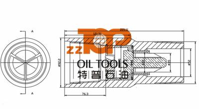 China Válvula de verificação do Downhole do campo petrolífero para do API o controle de fluxo do equipamento 5000psi ESP à venda