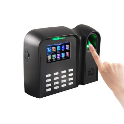 中国 RFIDのカード読取り装置が付いているTCP/IPが付いている生物測定の指紋の時間出席装置 販売のため