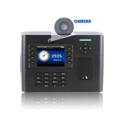 China Big Capacity Biometric Fingerprint Access Control and Time Attendance with Camera and Built-in Battery TCP/IP USB for sale
