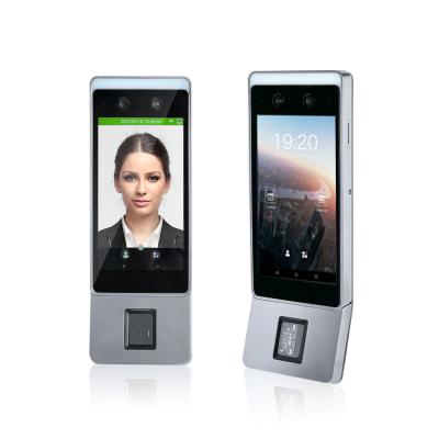 China 4G WIFI Wireless Android 8.0 Face/Fingerprint/RFID Card Biometric Time Attendance System com grande capacidade Horus E1-FP à venda