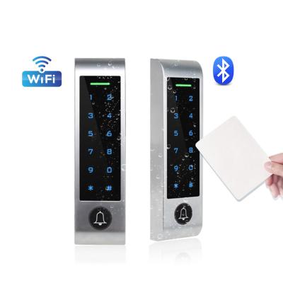 China IP66 waterproof wireless TTLock Remote Control Smart Door Lock Standalone Keypad RFID Tuya WIFI Access Reader Door Bell for sale