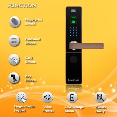 China Contactless Fingerprint Door Locks For Your Home , Bluetooth Entry Door Lock for sale