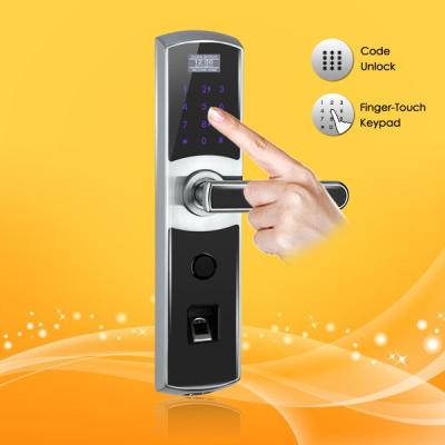 China Electric Intelligent Password and Biometric Fingerprint Door Lock with Remote Control Function for sale