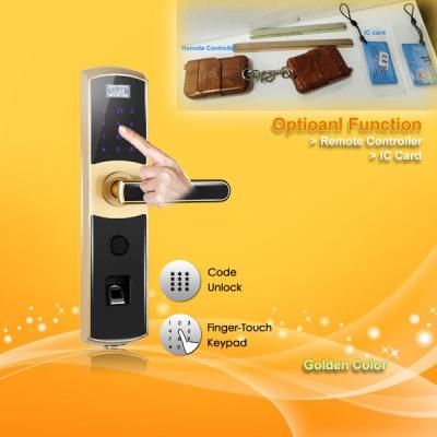 China Waterproof Touch Screen Password Door Lock with Reversible Handle for sale