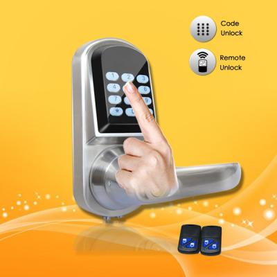 China Elegant Design Pass Code Door Locks , Remote Control Front Door Lock 154*68*78mm for sale
