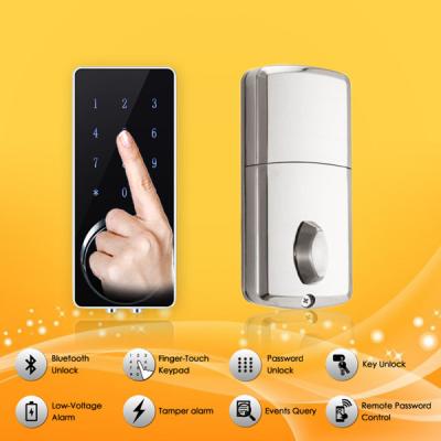 China Bluetooth Full Smart Home System Finger Touch Keypad Password Door Lock for sale
