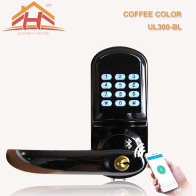 China Smart Bluetooth Electronic Keypad Door Lock Password Control For Home Security for sale