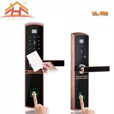 China RFID Card Door Lock With 4 Pcs 1.5V AA Alkaline Batteries Power Supply for sale