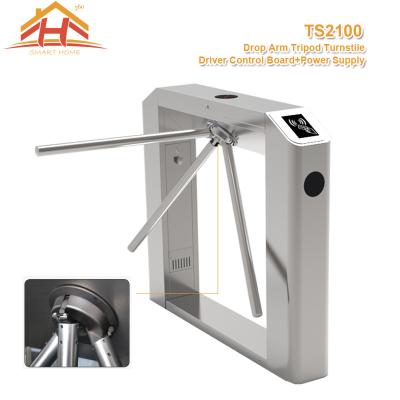 China Little Power Access Control Turnstile Barrier Silent Operation Compact Designed for sale
