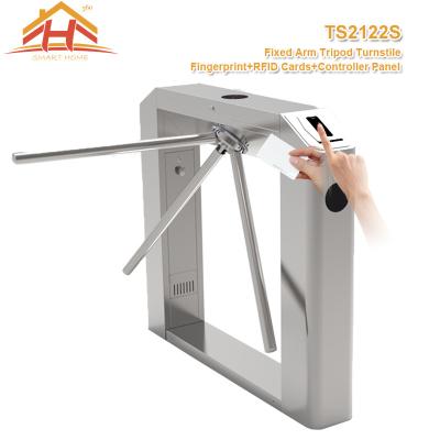 China Semi Automatic Tripod Barrier Gate , 3 Arm Turnstile No Exposed Screws Or Fasteners for sale