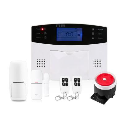China Wireless & Wired GSM/SMS Home Security Burglar Alarm System Door/Window Detector and PIR Detector for sale