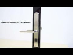 slim smart door lock