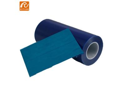 China Clear Blue Window Glass Protection Film Self Adhesive Anti Scratch / Anti UV for sale