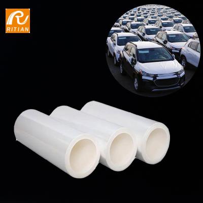China Auto-adhesivo blanco automotriz de la película protectora del vinilo del coche para el vehículo interior del buque en venta