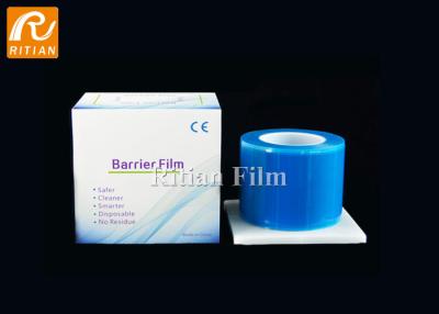 China Blue Barrier Film Roll Tape Easy To Tear 4