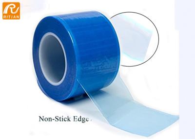 China Anti Bacterial Blue Barrier Film Mediacal Surface Protection LDPE Film Roll for sale