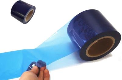 China Blow Molding Window Blue Protective Film Vinyl Privacy Wrap Film Roll Window Shatterproof Film for sale