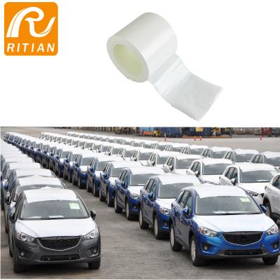 China White Glossy Auto Carpet Shipping Wrap Film Vehicle Temporary Paint Protection Film For Cars for sale