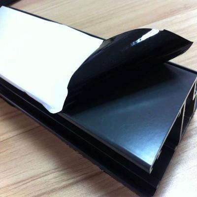 China PE Plastic Protective Film Aluminium Surface Protection Black / White Anti Scratch Metal Covers for sale