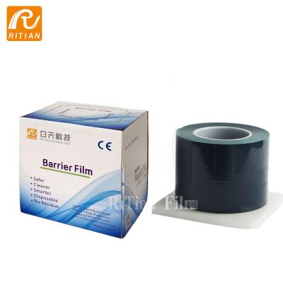 China Glass I Medical Dental Barrier Film Blue Dental Film Covers with Customized Dispense Box for sale