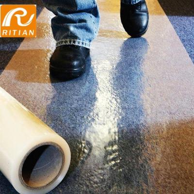 China Wholesale Temporary Surface Protective Self Adhesive Carpet PE Protection Film for sale