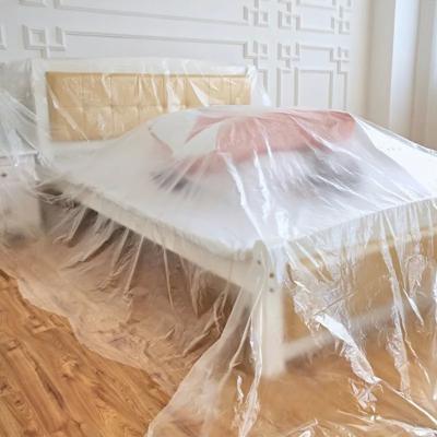 China Free Sample Clear Flexible Pallet Wrap Polyethylene Film For Sofa Bed, Furniture for sale