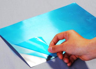 China 50 Micron Blue Polyethylene Protective Film For Stainless Steel RH05010BL for sale