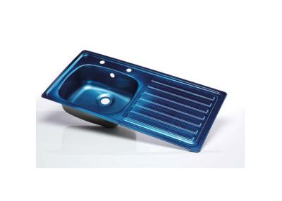 China Película protectora azul RH05010BL del acero inoxidable del color grueso de 50 micrones en venta