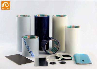 China Película protectora de la chapa del polietileno PE ninguna película plástica adhesiva protectora del residuo en venta