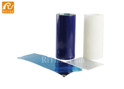 China Película protetora transparente/azul para dispositivos de aço inoxidável 50 mícrons de espessura à venda