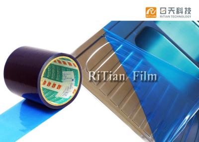 China Medium To High Tack PE Protective Film , Sheet Metal Protective Film For Pre Painted Metal for sale