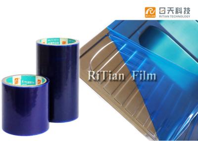 China Blue Stainless Steel Protective Film Acrylic Adhesive Low To High Sticky for sale