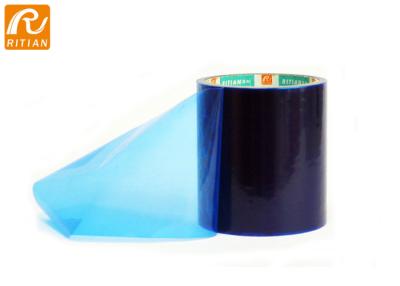 China 50-60 microns Blauwe Beschermende Film, Antikras Beschermende Film voor Glazen venster Te koop