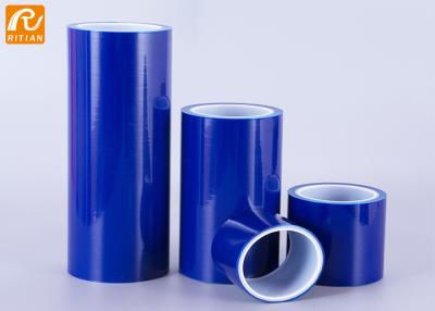 China Antikratzer-Kunststoffplatte-schützender Film/blauer vorübergehender Glasschutz-Film zu verkaufen