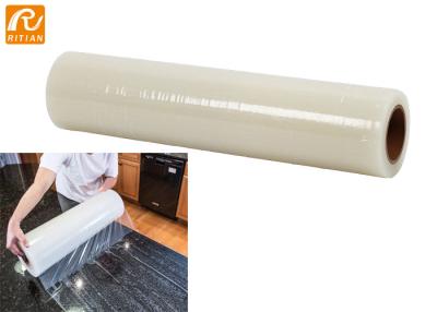China Material de mármol resistente de la película PE de la protección del rasguño grueso de 30 - 80 micrones en venta