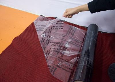 China Auto Carpet Adhesive Protective Film , Transparent Carpet Protection Roll for sale