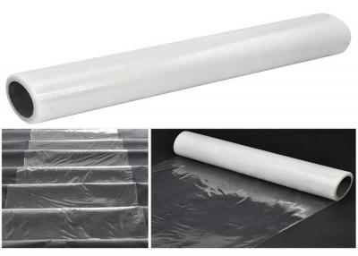 China Self Adhesive Carpet Protection Film Water Resistant / Plastic Floor Protector Roll for sale