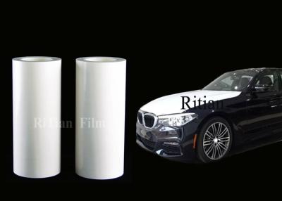 China Motor Vehicle Automotive Protective Film Body Paint Wrap White PE / PO Soft Hardness for sale